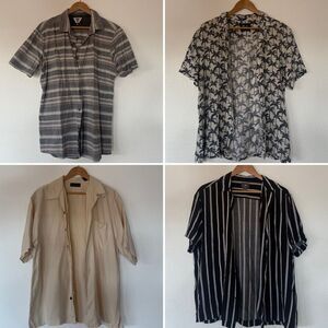 Men's Casual Button Down Shirts bundle